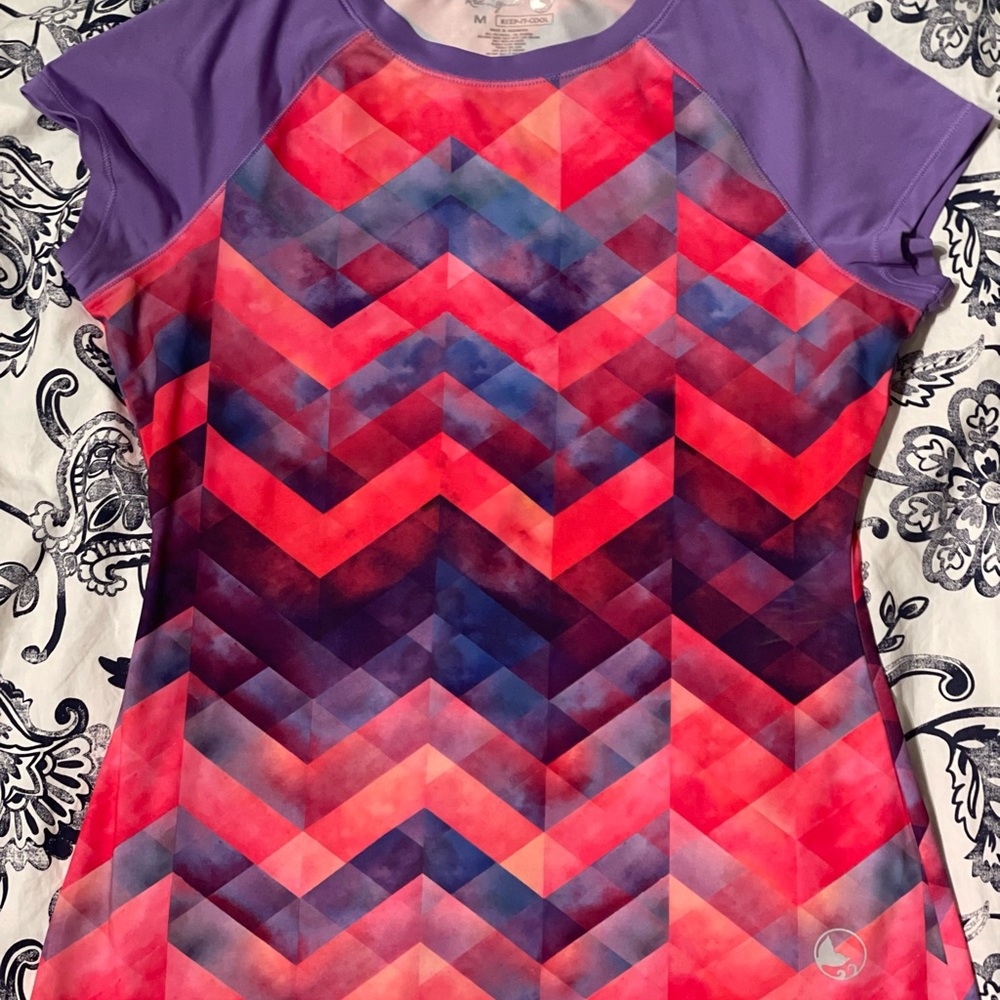 Colorful Geometric Women's Top